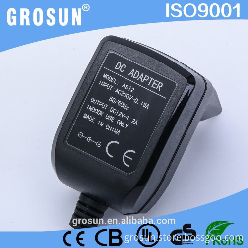 Shenzhen Transformer 220V/230V AC to 12V DC Power Adapter Plug Connection DC Adapter Wall Mount DC Adapter
